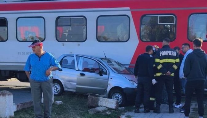 Prahova megye: autóval ütközött egy személyvonat