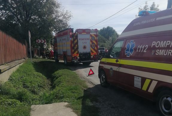 Autóbaleset a Hargita megyei Patakfalván: két személy kórházba került