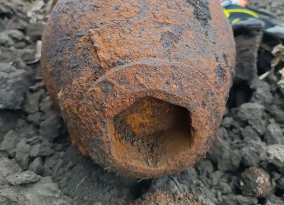 Bombát találtak a feldolgozásra szánt cukorrépa között