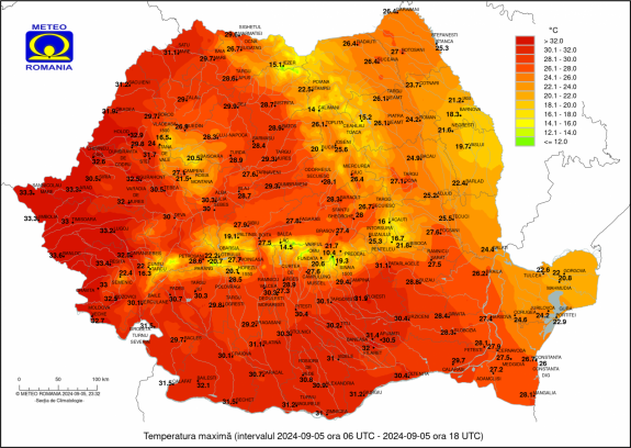 Nyakunkon a klímaváltozás: Erdély-szerte vészesen megnőtt a trópusi hőmérsékletű napok száma