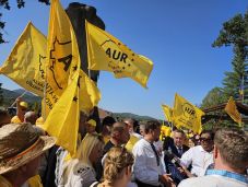 Egymásnak estek a szélsőségesek az Avram Iancu megemlékezésen