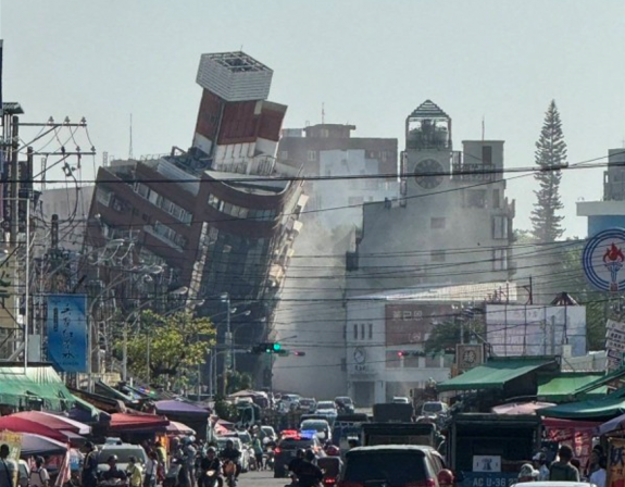 Az elmúlt 25 év legnagyobb földrengése rázta meg Tajvant – több épület az összeomlás szélén áll