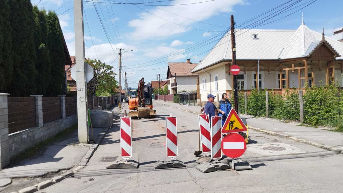Közművesítik a kézdivásárhelyi Piac utcát