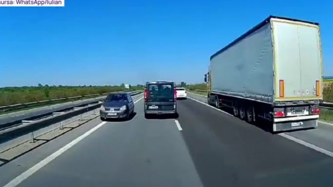 Forgalommal szemben hajtott az autópályán, utolsó pillanatban sikerült elkerülni a tragédiát