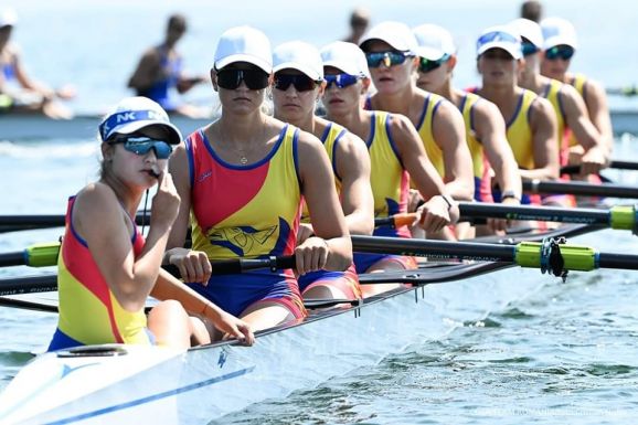 Leiskolázva a mezőnyt olimpiai bajnok Románia női nyolcpárevezős kormányos hajója
