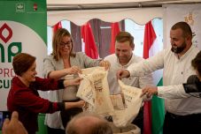 Magyarszovát adott otthont a Kolozs megyei búzaösszeöntő ünnepségnek