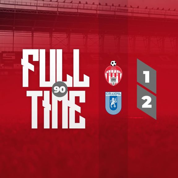Elvesztette veretlenségét a Sepsi OSK, otthonában kapott ki a Craiovától