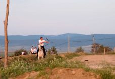 Lovasíjászpályát avatott Kassai Lajos Kézdiszentléleken