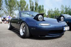 Zajlik Kézdivásárhelyen a Saisho Fest, a japán autók találkozója