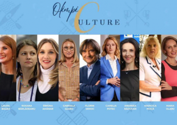 Romániai női olimpikonokat ünnepelnek egy budapesti rendezvényen