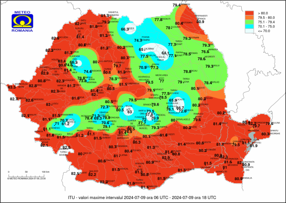 Hőségriadó: kilenc megyében másodfokú, az ország többi részében elsőfokú riasztás van érvényben