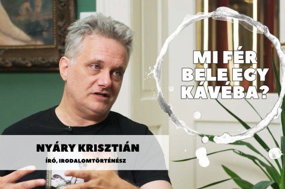 Mi fér bele egy kávéba? Nyáry Krisztiánnal beszélgetünk szombaton 11 órától a Maszol YouTube-csatornáján