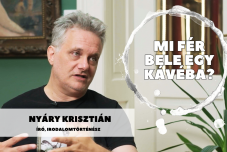 Mi fér bele egy kávéba? Nyáry Krisztiánnal beszélgetünk szombaton 11 órától a Maszol YouTube-csatornáján