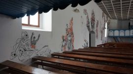 Megrepedt öröklét – Michelangelo ihlette festmények egy lebontásra ítélt erdélyi református templom falain