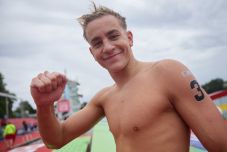 Célfotóval lett bronzérmes Betlehem Dávid a nyíltvízi úszók Eb-jén