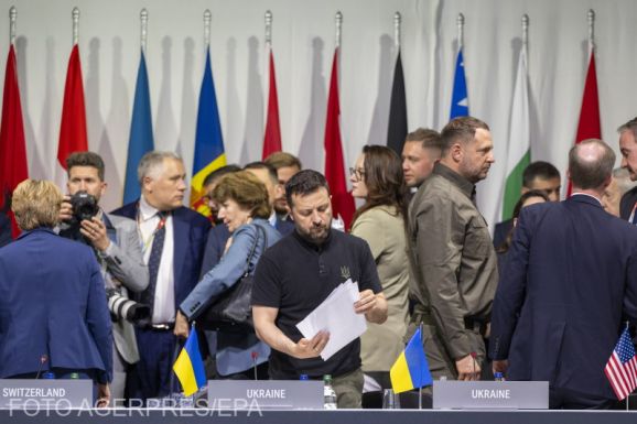 Svájci békekonferencia: bármilyen béke alapját Ukrajna területi épsége kell képezze