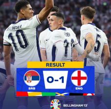 Foci Eb: Utcai verekedés előzte meg az angolok meccsét, egy góllal győzték le a szerbeket