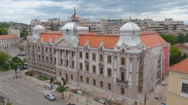 Végéhez közeledik a nagyváradi egykori pénzügyi palota felújítása