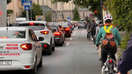 Próbautat tett Marosvásárhelyen a Bicibusz