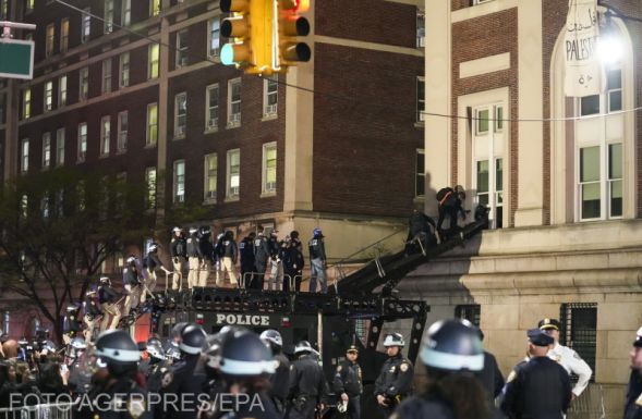 A ‘68-as diáklázadásokat idézi a palesztinpárti egyetemfoglalás