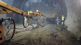 Elkészült a Nagyszeben és Pitești közötti autópálya-alagút első kilométere