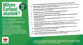 Milyen Európát akarunk? Az RMDSZ 12 pontja