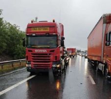 Baleset a szebeni autópályán – hárman megsérültek