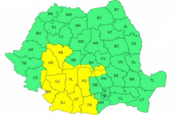 Elsőfokú figyelmeztetést adott ki esőzésre a meteorológiai szolgálat