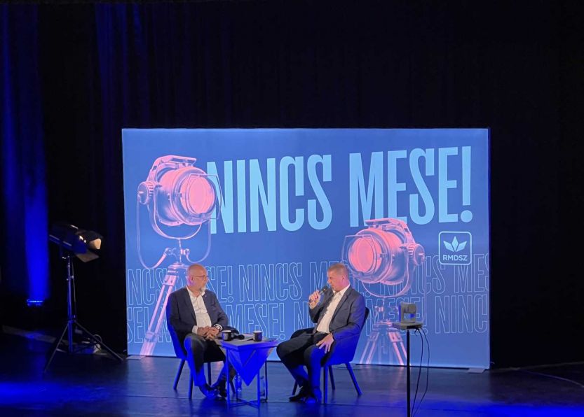Nincs mese! Kelemen Hunor és Pintér Zsolt megmondóestje Nagybányán