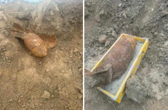 Egy 100 kilogrammos repülőbombát találtak Szatmárnémetiben