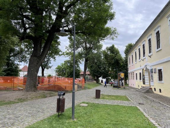 Szökőkút is épül a marosvásárhelyi várban egy 18. századi terv alapján