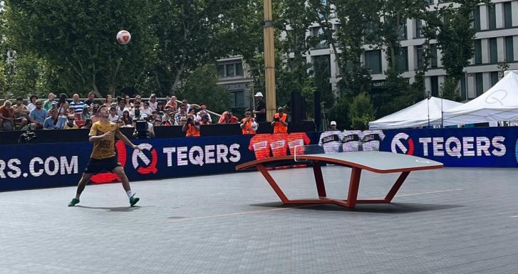 Teqball: a székelyudvarhelyi Györgydeák Apornak nem akadt ellenfele Madridban, arannyal tér haza a világkupáról