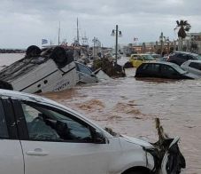 Vihar és áradás pusztított két görög szigeten (VIDEÓ)