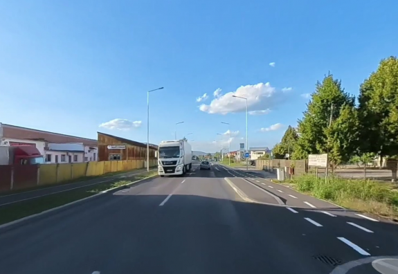 Sepsiszentgyörgyről kitiltották a teherautókat