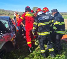 Útszéli fának ütközött az autó – a sofőr súlyosan megsérült