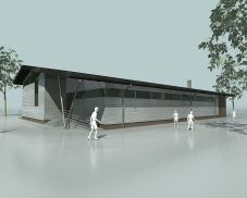 Multifunkcionális lesz a Marosvásárhelyen épülő jégpálya 