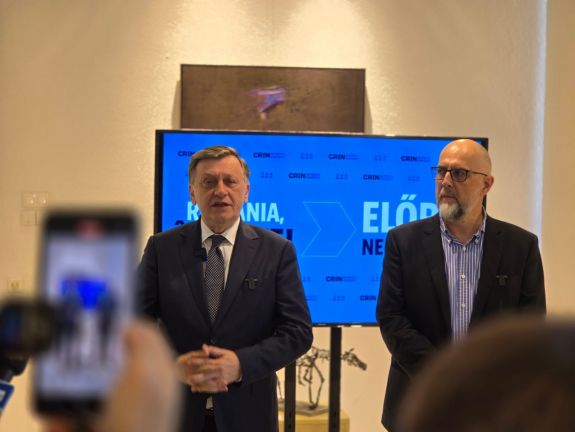 Crin Antonescu Csíkszeredában: Történelmet formálunk, a jövőt építjük