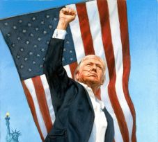 Ezt az arcképet kapta Trump ajándékba Putyintól