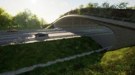 A medvéknek is biztonságos út készül a Marosvásárhely–Nyárádszereda sztrádán