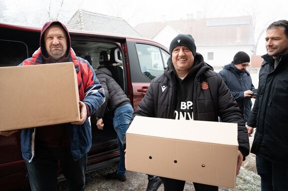 Székelyföldön jótékonykodott a Budapest Honvéd