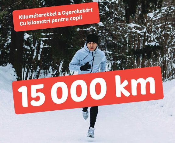 Tizentötezer kilométer futás a gyerekekért: Háromszéken mozgásból lett adomány