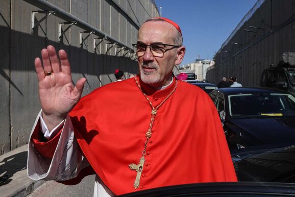 Éjféli misét celebrált Betlehemben a latin pátriárka