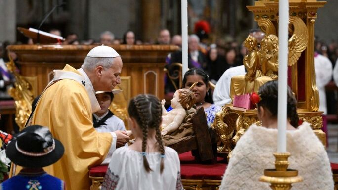 XIV. Leó: Krisztus értünk született, és békét hoz nekünk