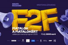 F2F – vállalkozói mentorprogram fiataloknak 3000 eurós fődíjjal