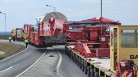 Célhoz ért minden idők legnagyobb romániai közúti szállítmánya