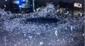 Tüntetésekkel búcsúztatták az óévet Szerbiában