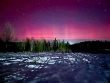 Varázslatos: sarki fény tűnt fel Erdély egén is az év első napján (VIDEÓ) 