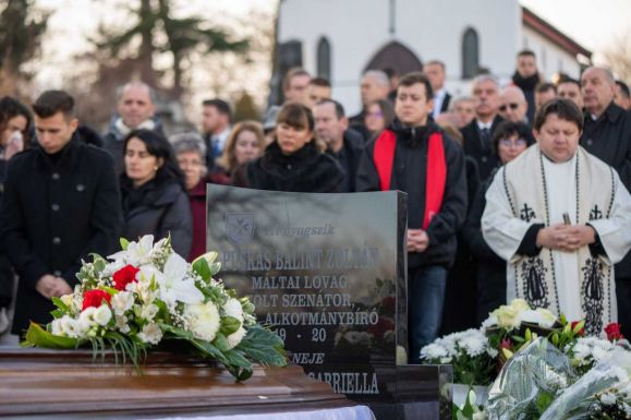 Sulyok Tamás is részt vett Puskás Bálint temetésén