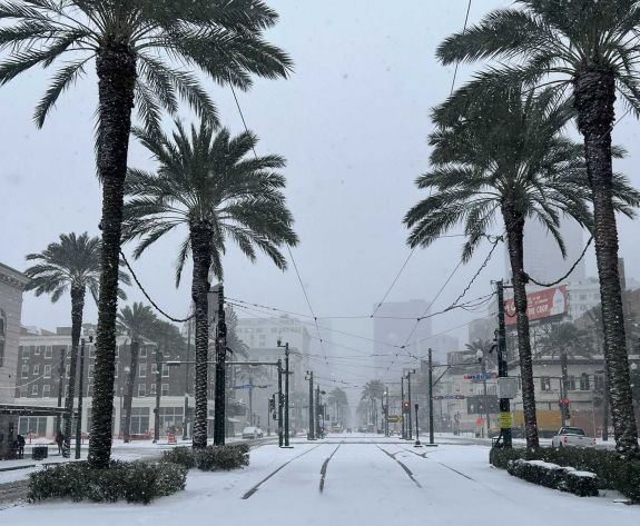 Történelmi hóvihar az USA-ban: ott havazik, ahol nem szokott