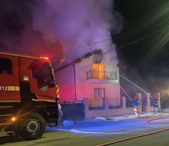 Tűz ütött ki egy családi házban